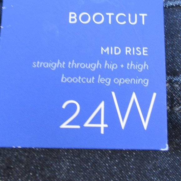 πβLAST CHANCEβ NWT Apt 9 midrise Boot cut jean 24W - Picture 9 of 9